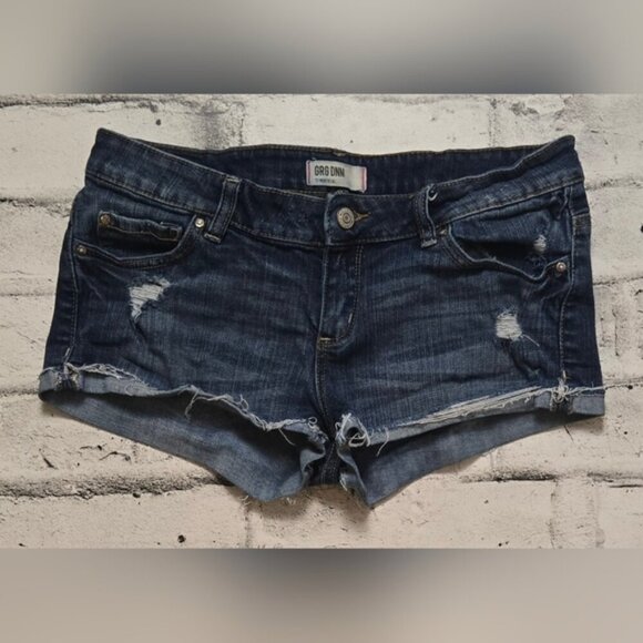 GRG DNM Distressed Denimn Shorts - Picture 1 of 10
